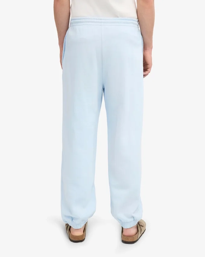 Pantalones de chándal orgánicos de corte holgado - Azul polar