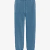 Pantalones de chándal orgánicos de corte holgado - Índigo descolorido