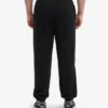 Pantalones de chándal orgánicos de corte holgado - Negro intenso