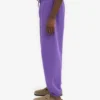 Pantalones de chándal orgánicos de corte holgado - Ultravioleta