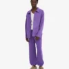 Pantalones de chándal orgánicos de corte holgado - Ultravioleta