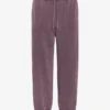 Pantalones de chándal orgánicos de corte holgado - Uva descolorida