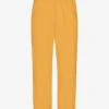 Pantalones de chándal orgánicos de corte recto - Amarillo quemado