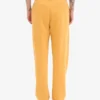 Pantalones de chándal orgánicos de corte recto - Amarillo quemado