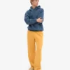 Pantalones de chándal orgánicos de corte recto - Amarillo quemado