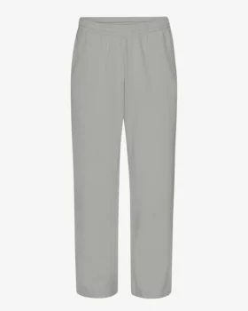 Pantalones de chándal orgánicos de corte recto - Azul acero