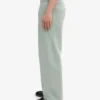 Pantalones de chándal orgánicos de corte recto - Azul acero