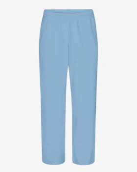 Pantalones de chándal orgánicos de corte recto - Azul costa