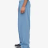 Pantalones de chándal orgánicos de corte recto - Azul costa