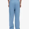 Pantalones de chándal orgánicos de corte recto - Azul costa