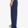 Pantalones de chándal orgánicos de corte recto - Azul marino