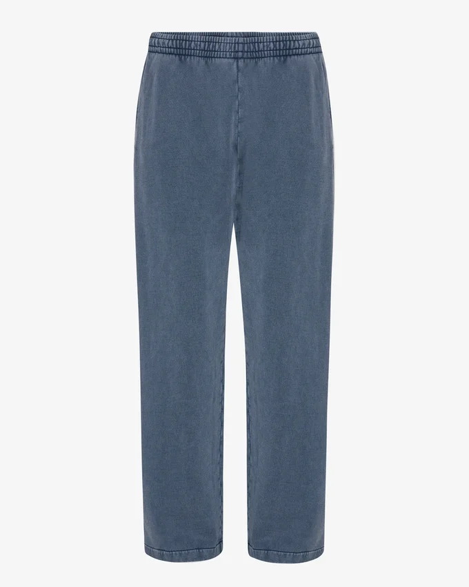 Pantalones de chándal orgánicos de corte recto - Azul Neptuno