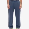Pantalones de chándal orgánicos de corte recto - Azul Neptuno