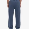 Pantalones de chándal orgánicos de corte recto - Azul Neptuno