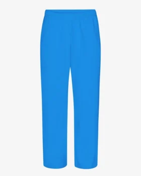 Pantalones de chándal orgánicos de corte recto - Azul Pacífico