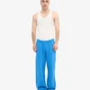 Pantalones de chándal orgánicos de corte recto - Azul Pacífico