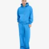 Pantalones de chándal orgánicos de corte recto - Azul Pacífico