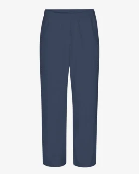 Pantalones de chándal orgánicos de corte recto - Azul petróleo