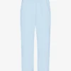 Pantalones de chándal orgánicos de corte recto - Azul polar