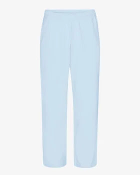 Pantalones de chándal orgánicos de corte recto - Azul polar