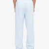 Pantalones de chándal orgánicos de corte recto - Azul polar