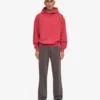 Pantalones de chándal orgánicos de corte recto - Barro descolorido