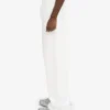 Pantalones de chándal orgánicos de corte recto - Blanco óptico