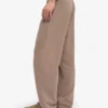 Pantalones de chándal orgánicos de corte recto - Caqui descolorido