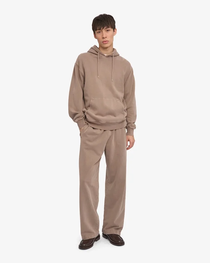 Sudadera con capucha Classic Organic - Caqui descolorido