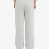 Pantalones de chándal orgánicos de corte recto - Gris descolorido