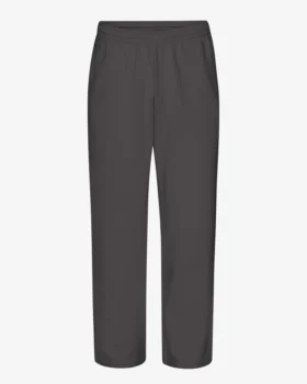 Pantalones de chándal orgánicos de corte recto - Gris lava