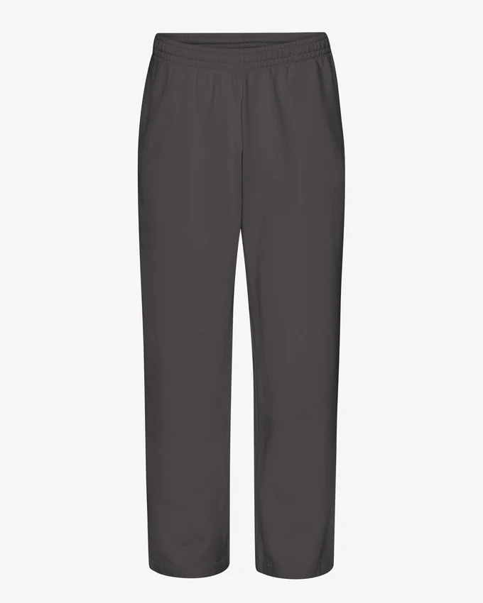 Pantalones de chándal orgánicos de corte recto - Gris lava