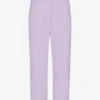 Pantalones de chándal orgánicos de corte recto - Lavanda suave