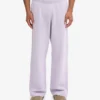 Pantalones de chándal orgánicos de corte recto - Lavanda suave