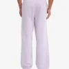Pantalones de chándal orgánicos de corte recto - Lavanda suave