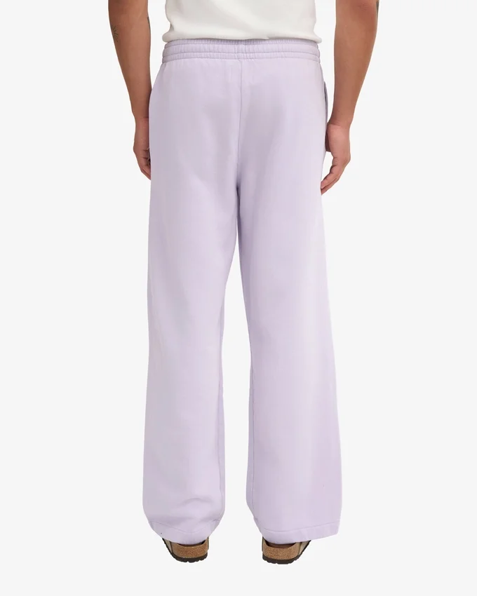 Pantalones de chándal orgánicos de corte recto - Lavanda suave