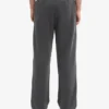Pantalones de chándal orgánicos de corte recto - Negro descolorido
