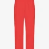 Pantalones de chándal orgánicos de corte recto - Rojo mandarina