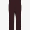 Pantalones de chándal orgánicos de corte recto - Rojo sangre