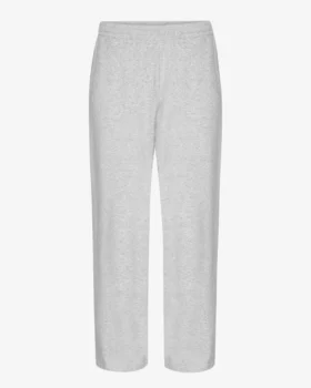 Pantalones de chándal orgánicos de corte recto - Snow Melange