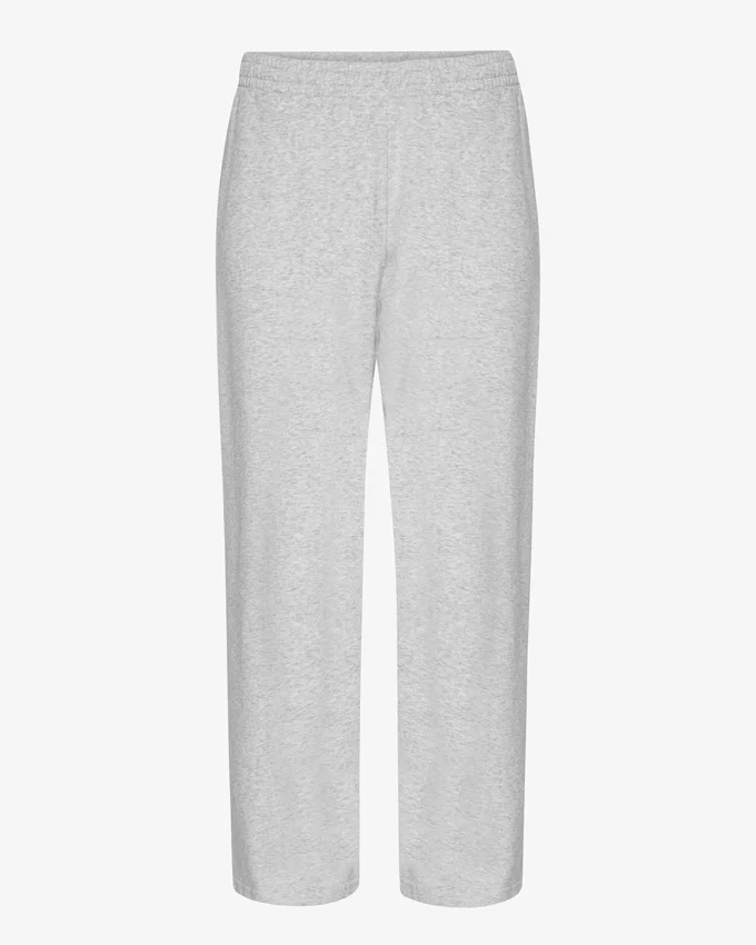 Pantalones de chándal orgánicos de corte recto - Snow Melange