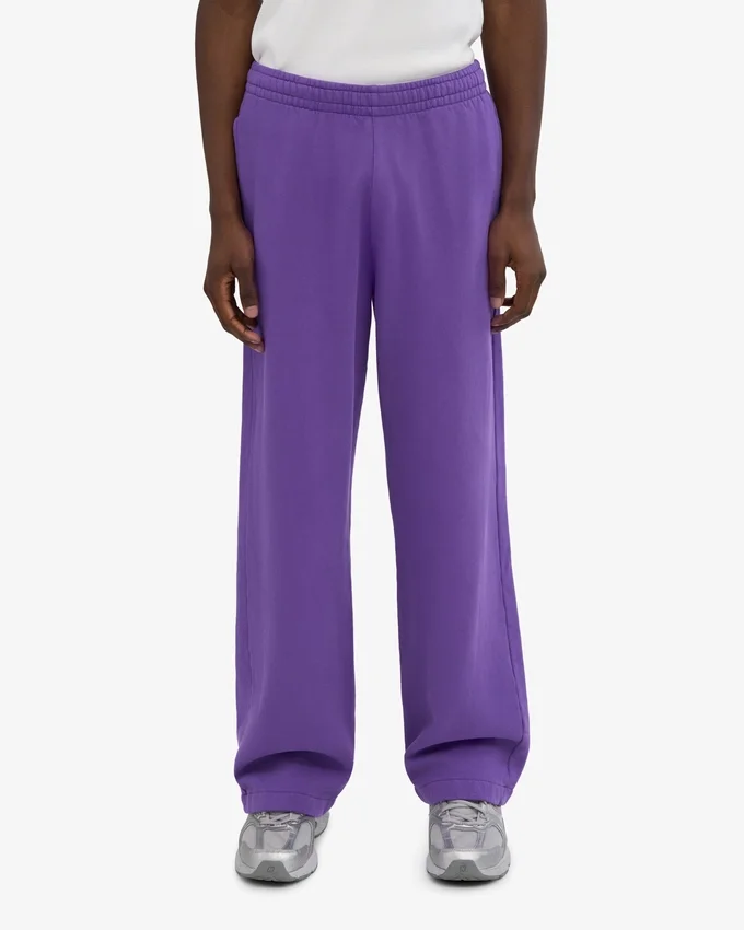 Pantalones de chándal orgánicos de corte recto - Ultravioleta