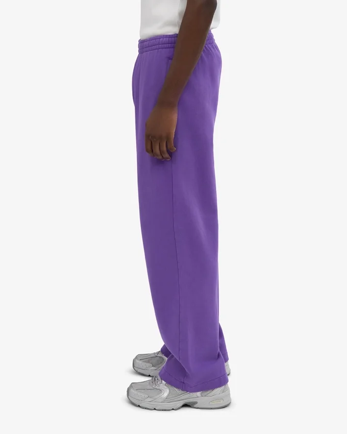 Pantalones de chándal orgánicos de corte recto - Ultravioleta
