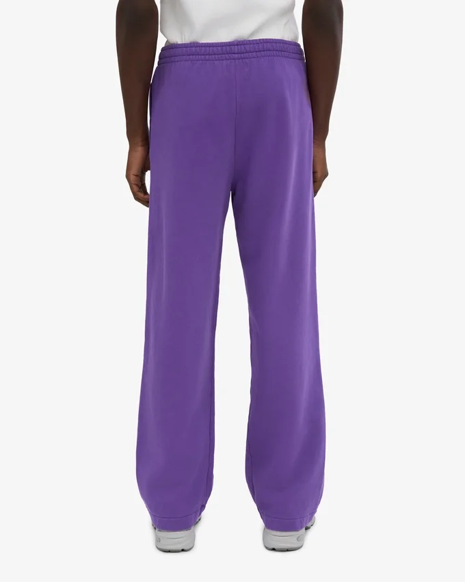 Pantalones de chándal orgánicos de corte recto - Ultravioleta
