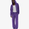 Pantalones de chándal orgánicos de corte recto - Ultravioleta