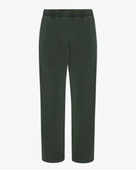 Pantalones de chándal orgánicos de corte recto - Verde bosque