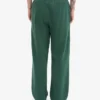 Pantalones de chándal orgánicos de corte recto - Verde esmeralda