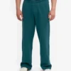 Pantalones de chándal orgánicos de corte recto - Verde océano