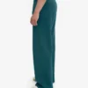 Pantalones de chándal orgánicos de corte recto - Verde océano