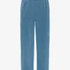 Pantalones de chándal orgánicos de pierna recta - Índigo descolorido